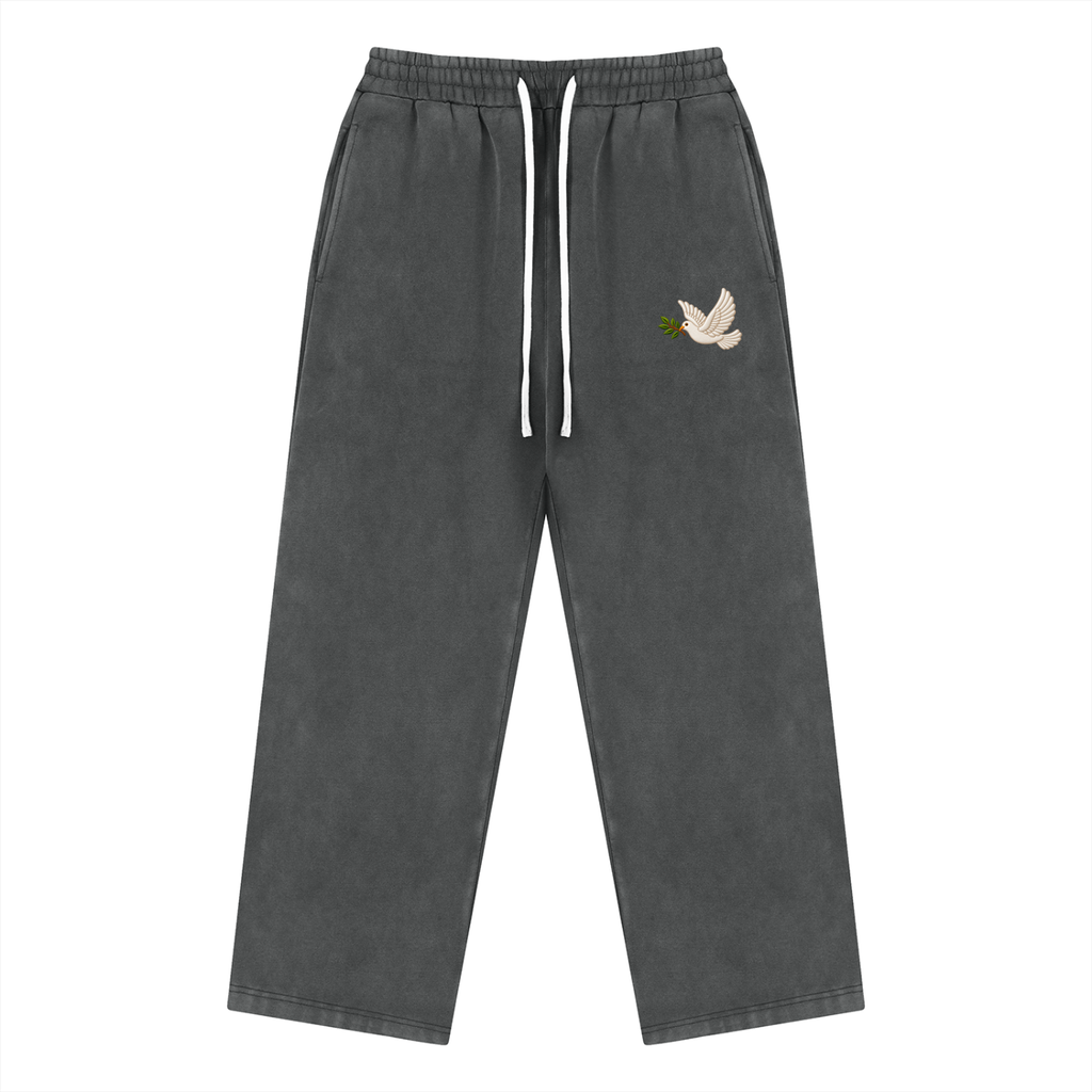 The Covenant Hope Washed Wide-Leg Sweatpants