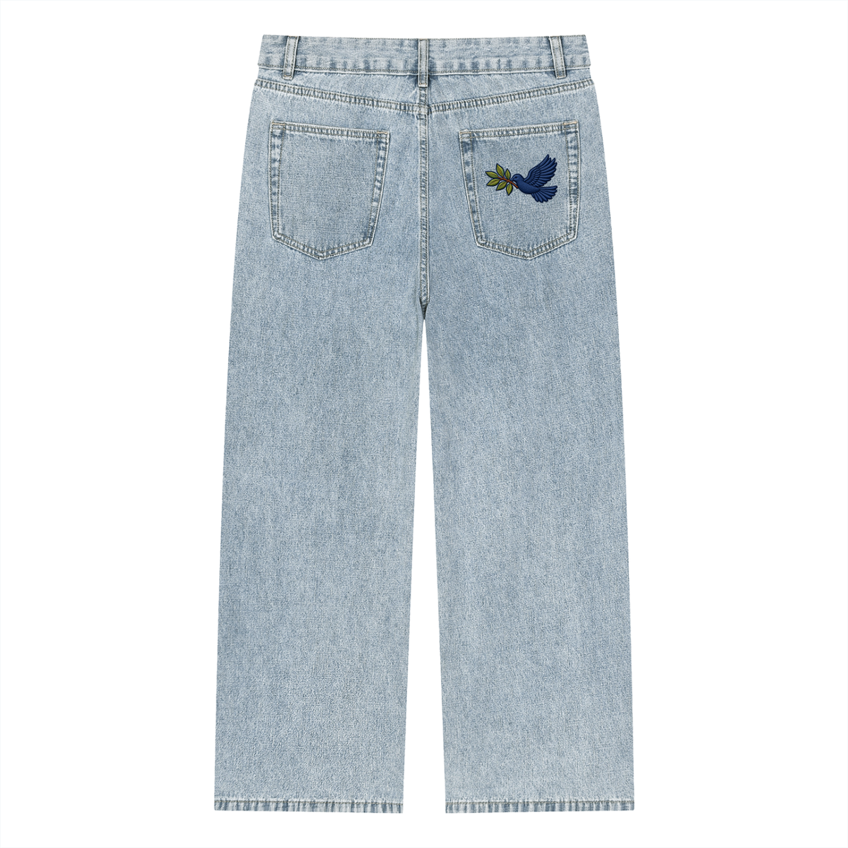 The Promise Heritage Wide-Leg Denim Jeans