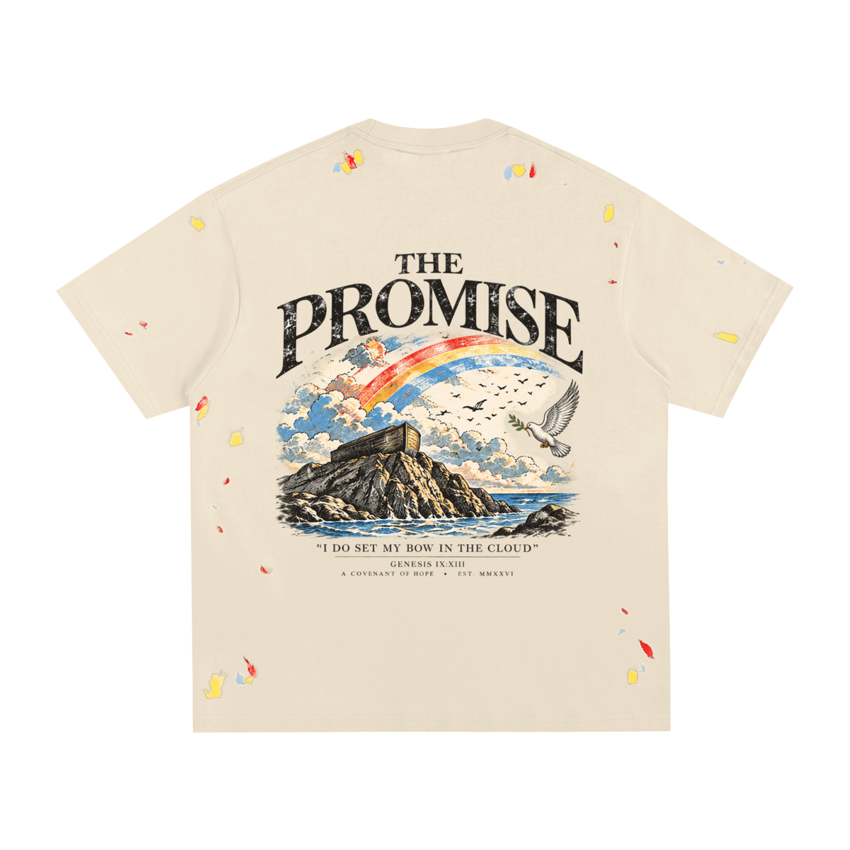 The Promise “Bow in the Cloud” Covenant Tee