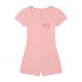 The Promise Dove Ribbed Romper