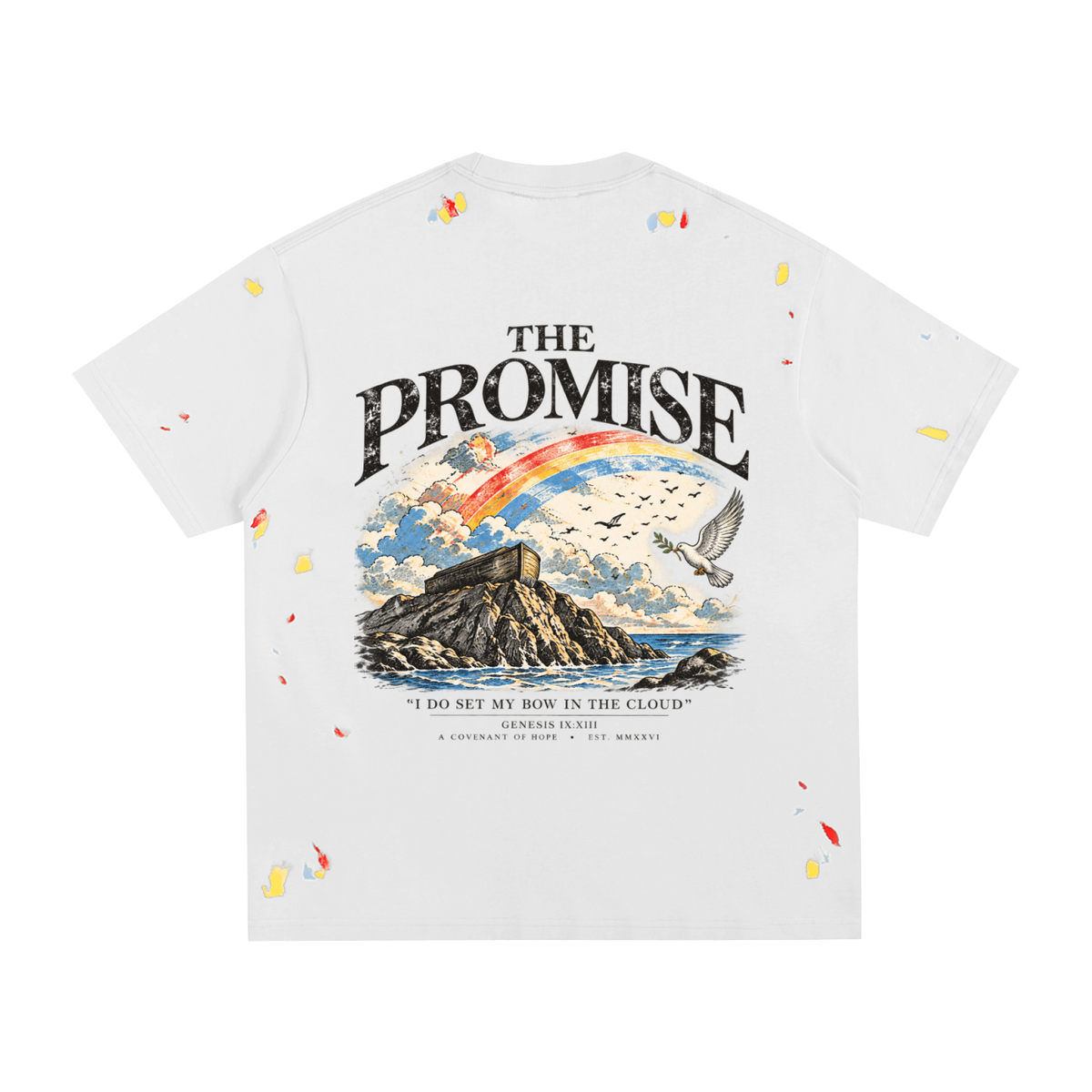 The Promise “Bow in the Cloud” Covenant Tee