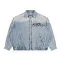 The Promise Heritage Denim Bomber Jacket