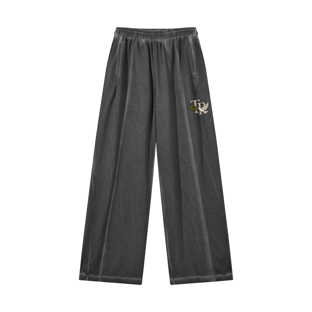 The Promise Heritage Wide-Leg Mesh Pants