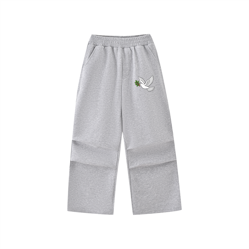 The Promise Dove Wide-Leg Sweatpants